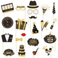 thumbnail image 2 of Happy New Years Eve Party 2024 New Year Party Photo Booth Props Kit - Party Decorations - 21 Count, 2 of 5