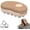 Brown, variant on Ice Compress Scalp Massager Comb, Silicone Shampoo Brush with Raised Dot Ice Tray, Cooling Scalp Scrubber for Hair Washing and Daily Care