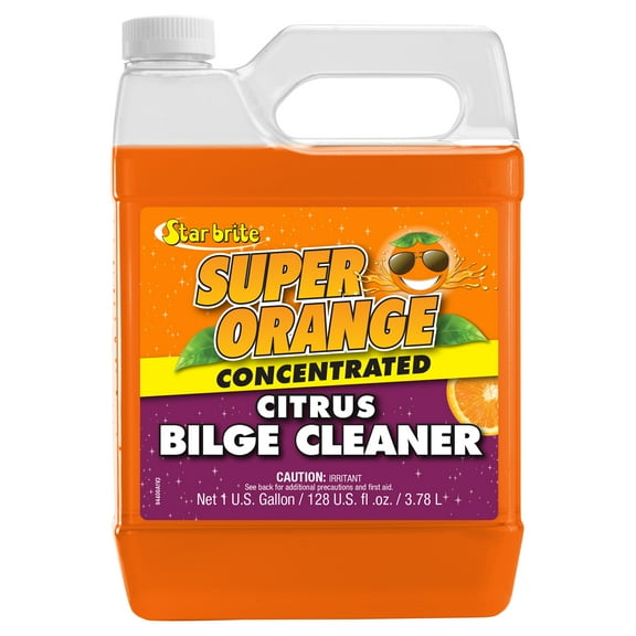 Star brite Super Orange Citrus Bilge Cleaner - Emulsifies Oil, Fuel