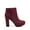 BURGUNDY, variant on Stomp Women's High Heel Ankle Boots
