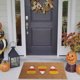 thumbnail image 4 of Halloween Imitation Coconuts Coir Floor Mat Porch Entrance No Slide Wear Counteractive Decorative Door Mat Dirt Counteractive No Slide Blanket, 4 of 6
