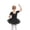 Black, variant on Ballet Leotards for Girls Short Sleeve Ballerina Dress Sparkly Princess Tutu Skirt 3Y-11Y
