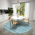 thumbnail image 7 of Dalyn Rug Company & Addison Rugs Indoor/Outdoor Sedona SN14 Sky Washable 8' x 8' Round Rug, 7 of 7