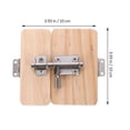 thumbnail image 2 of EXHUMKY Toddler Activity Board Wooden Light Brown 1Set for Fine Hand Movement Practice, 2 of 5