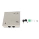 thumbnail image 2 of Caja de Unión, 5a 2 tapa fusible de núcleo 12 v evitar la caja de alimentación de descarga elechtrica Caja de alimentación de cctv 4 canales eléctricos con tecla de bloqueo, 2 of 7