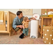 Munchkin® STEP™ Infant Diaper Pail, Powered by Arm & Hammer™, #1 in Odor Control, Hands Free, White