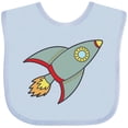 thumbnail image 3 of Inktastic Rocket Boys or Girls Baby Bib, 3 of 4