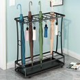 thumbnail image 5 of 21-Slot Umbrella Stand with Removable Drip Tray Umbrella Holder with 24 Hooks Umbrella Rack Storage Free Standing Decor for Home Office Entry Hallway Indoor-Black$$Home Decor, Kitchen, & Other, 5 of 9