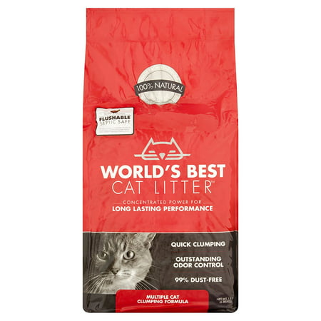 Multiple Cat Clumping Formula, New Scented Canned Lasting Worlds MULTIPLE 275 Formula Outstanding Best Pack Lbs 15 in Instant Color For Comes FORMULA.., By World's Best Cat Litter Ship from