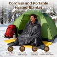 thumbnail image 4 of Heated Blanket HychYAYA 178x102cm Battery 20000mAh 3 Levels, 4 of 7