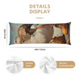 thumbnail image 2 of Naloa Hiking Duck Super Soft 20x60 Body Pillow Case,Long Side Hidden Zipper（PILLOWS ARE NOT INCLUDED）, 2 of 6