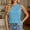 Blue, variant on Women's Summer Sleeveless Hooded Tank Top Workout Athletic Hoodie (White M)