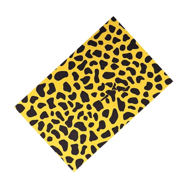 ZheElen Flower Porcelain Transfer Paper Set Easy Application For DIY Pottery Decor Ceramic Decals For Pottery Underglaze Paper Leopard 49x34cm