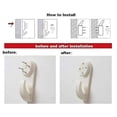 thumbnail image 3 of 105 Pack Picture Hangers For Hard Wall Concrete Wall Hanging Photo Frames Drywall Hook Art Painting, 3 of 4