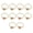 D, variant on 10Pcs Hair Rope Super Elastic Soft Fabric Heart-Shaped Hair Ties Holiday Hair Decorations DIY Hairstyle Accessories