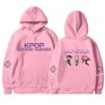 thumbnail image 2 of Moonsky Sudadera con capucha de moda para mujer de la cantante pop Dem/0n HUNTR/X con jersey corto, suave y cómoda, top de manga larga para uso informal en primavera, otoño e invierno. (Rosa L), 2 of 5