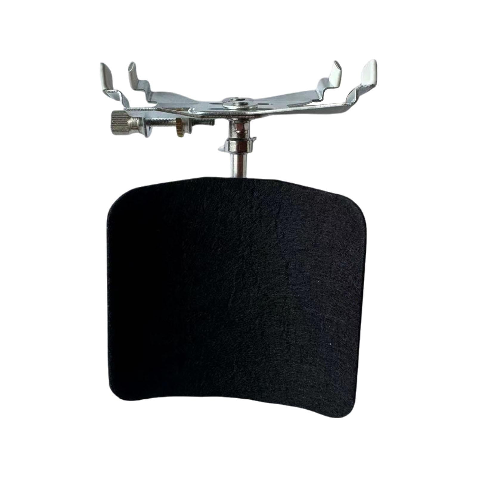 LeeQinersw Guitar Support Foldable Metal Practical Guitar Rest Support Stand Guitar Bracket Black Rest Support