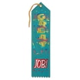 thumbnail image 2 of Beistle Great Job Award Ribbons - 8" - Green - Set of 6, 2 of 2