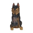 thumbnail image 2 of Estatuilla De Resina Linterna Colgante Lámpara De Patio Luces Solares Jardín Perros Estatua 19.5x15.5x31cm Perro Alemán Sunnimix Estatua al aire libre, 2 of 8
