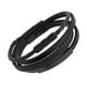 thumbnail image 5 of Pulsera de cuero multicapa personalizada, resistente y moderna, para amigos y familias. Hebilla negra, 5 of 8