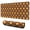 Plaid Pumpkin Halloween, variant on Long Mouse Pads for Desk,Psychedelic Halloween Pattern Desk Mats on Top Of Desks, Desk Mouse Pad Extra Large with 3mm Non-Slip Base and Stitched Edge for Gaming,Office,Work,Home 31.5x11.8in
