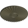 thumbnail image 3 of Ekena Millwork 19 3/4"OD x 1 3/8"P Shakuras Ceiling Medallion (For Canopies up to 5"), Hand-Painted Witch Hazel, 3 of 5