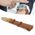 thumbnail image 3 of LAFGUR Unisex Universal Pin Buckle Watch Band PU Leather Replacement Watch Strap Accessory Brown,Pin Buckle Watch Strap,Pin Buckle Watch Band, 3 of 8