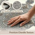 thumbnail image 6 of ODIKA 9'x12' Washable Area Rug Beige Traditional Motifs Symmetrical Intricate Decorative Entryway for Master Suite, California King, Under Bed, Non-Shedding, Easy Care, 6 of 7
