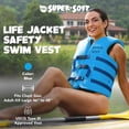 thumbnail image 2 of Open Box TRC Recreation Super Soft XXL Life Jacket Vinyl Coated Foam Swim Vest, 2 of 8