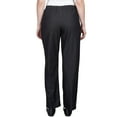 thumbnail image 3 of Alfred Dunner Women's Petite Black Denim Comfort Waistband Pant, 3 of 3