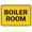 Warning Sign 2, variant on Boiler Room Rectangular Floor Sign 12 x 8 Inches - Rust-Free Aluminum, Outdoor Metal Tin Sign, Practical for Home, Business, Yard, Boiler Safety