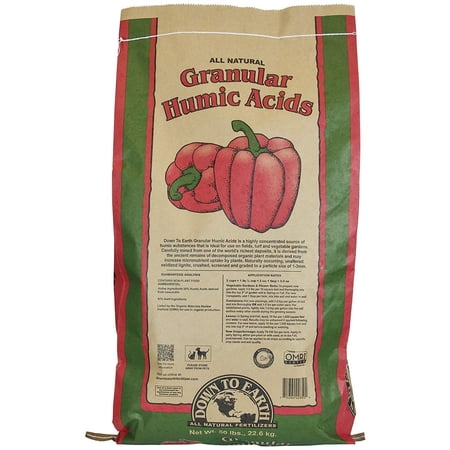 Down to Earth (#DTE02850) Organic Granular Humic Acids Fertilizer Mix  50 lb