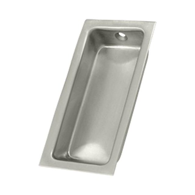 3.62 x 1.75 x 0.5 Po. Grande Poignée de Rinçage, Nickel Satiné - Solide