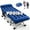 XXL Blue&Gray Cot with 2 Sided Mattress, variant on Slsy Oversized XXL Folding Camping Cot with 2-Sided Mattress,Portable Folding Cots for Adults,Folding Cot Bed for Sleeping,Tent Cot,Supports 900 lbs