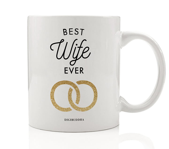Best Wife Ever Novelty Tea Coffee Gift Ceramic Mug 