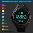 thumbnail image 1 of Up to 65% Off Fashion Multifunction Sports Watch Display Date Calendar Week Alarm Unisex Watch Necklace Rings Earring Jewelry on Clearance, 1 of 9