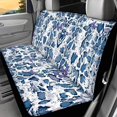 thumbnail image 2 of FUIALDOLG Snake Print Butterfly Car Back Seat Covers, Set of 2 Pieces Stretch Durable Seat Covers for Pet Owners and Automotive Interior, 2 of 4