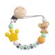 thumbnail image 1 of Cadena de mordedor No Toxic Dummy Clips Diseño de prevención de pérdidas para niños Bebé (Amarillo), 1 of 3