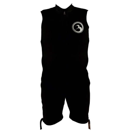 Barefoot International Sleeveless Wetsuit Black W/ White Logo
