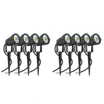 8 Packs Garden Spot Lights Outdoor Landscape LED Lamp Pathway Yard Waterproof