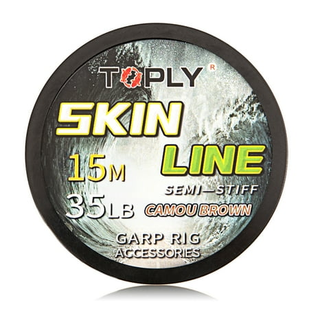 Show Lead Slip Braid - 15M Coating Fishing Line Braided Lead Fishing Line Carp Fishing Line 15LB 25LB 35LB