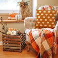 thumbnail image 5 of Fall Pillow Covers 18x18 inch Set of 2 Fall Decoration Pumpkin Decor White Autumn Outdoor Pillow Cover Thanksgiving Decoration for Home Couch TH-120A18, 5 of 6