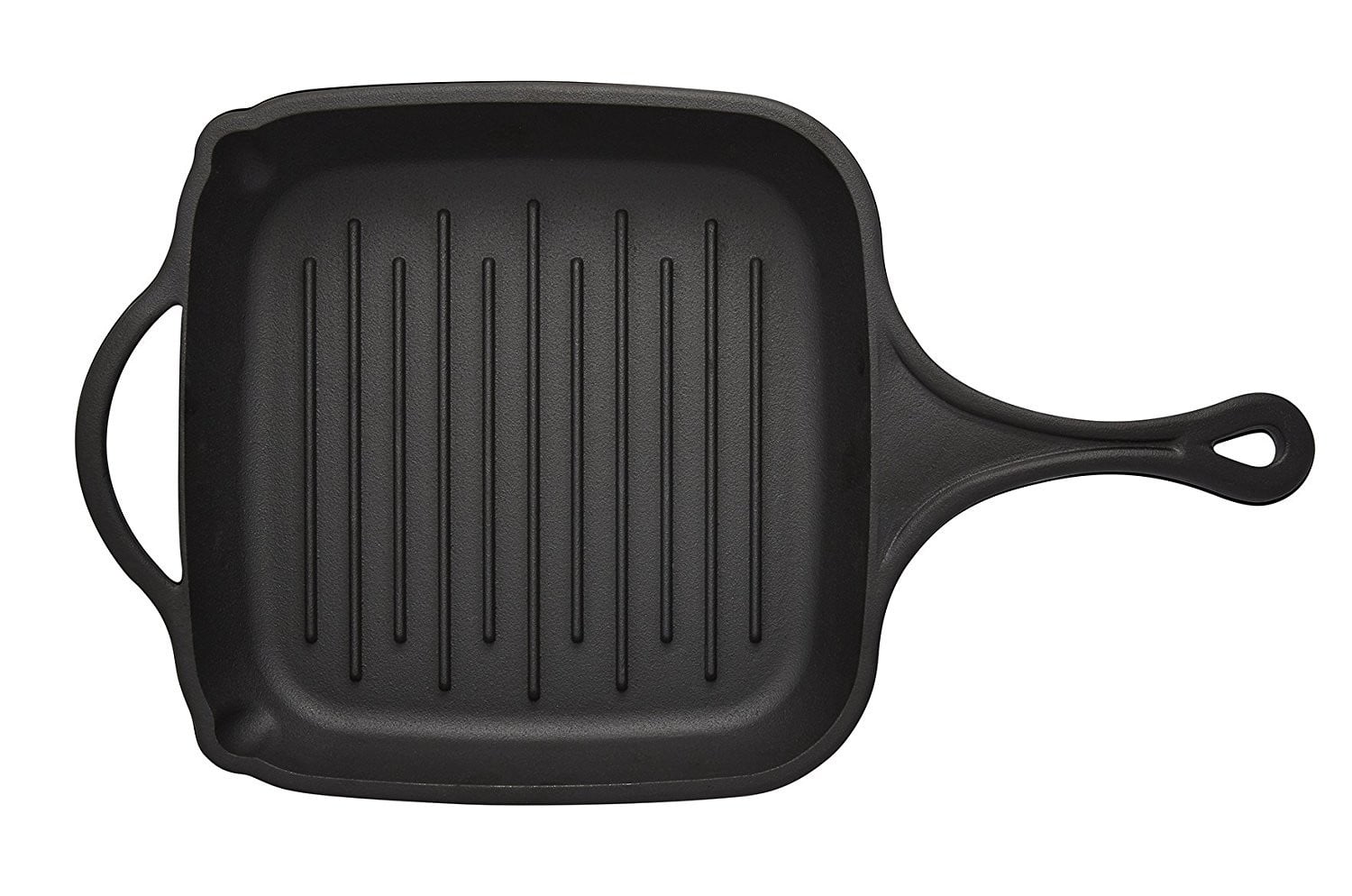 Sabatier® Preseasoned RustResistant Cast Iron Square Grill Pan, 10.5