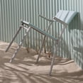 thumbnail image 6 of Lafuma Batyline Duo ORON Outdoor Armchair, Titanium/Mistral Blue (Set of 2), 6 of 10