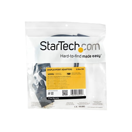 StarTech 3  DisplayPort to VGA Adapter Converter Cable price history on PriceWatchPro