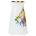 thumbnail image 2 of DEMDACO Dean Crouser Good Lookin Horse Watercolor Brown 7 x 5 Glossy Ceramic Stoneware Vase, 2 of 3