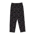 thumbnail image 4 of Goofa Cool Skull Love Printed Soft Pajama Pants for Women, Wide Leg Comfy Casual Lounge Yoga Pants-Large, 4 of 9