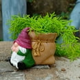 thumbnail image 2 of Gmogad Faceless Gnome Resin Planter Whimsical Garden Decor Weatherproof Flower Pot for Indoor Outdoor Use Patio Balcony Plant Care Decoration, 2 of 2