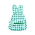 thumbnail image 2 of Qwtwty Travel Backpack Rabbits Schoolbag Portable Mini Elementary Students Shoulder Bag Fresh Checkered Storage on Clearance, 2 of 7