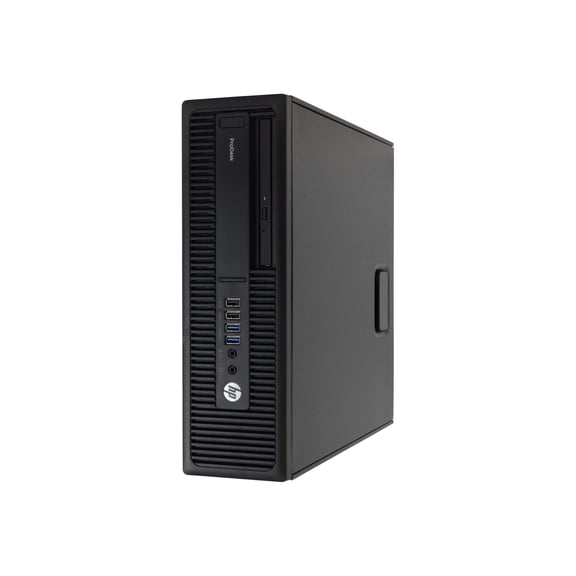 HP ProDesk 600 G2 - SFF Core i5 6500 / up to 3.6 GHz - RAM 16 GB - HDD 2 TB - DVD - HD Graphics 530 - Gigabit Ethernet - Win 10 Pro 64-bit - monitor: LED 23.6" 1920 x 1080 (Full HD) (V7 L236VA) - refurbished